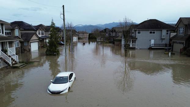 Floodwaters trigger evacuations and highway closures in British Columbia's Fraser Valley