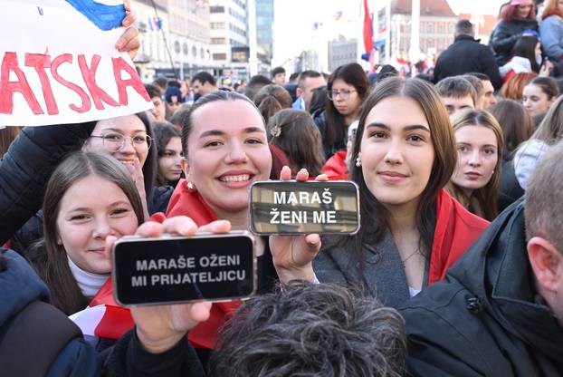 Zagreb: Svečani doček rukometaša nakon osvojenog srebra na Svjetskom prvenstvu