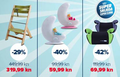 Nova Super srijeda: Uštedite do 42% na baby opremu