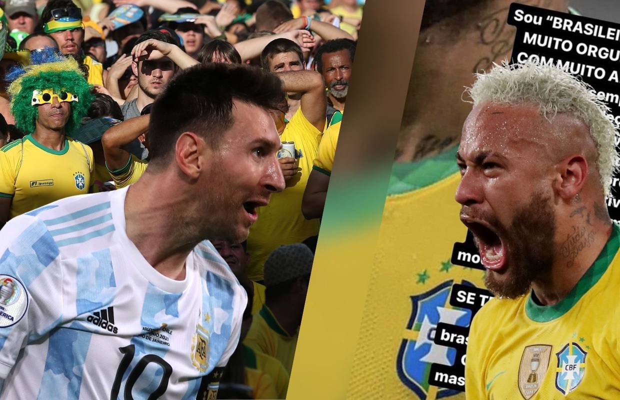 Brazilci će navijati za Argentinu zbog Messija?! Neymar poludio