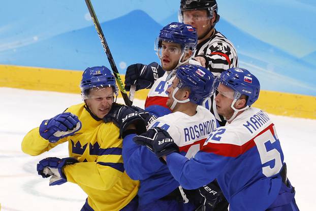 Ice Hockey - Men's Bronze Medal Game - Sweden v Slovakia