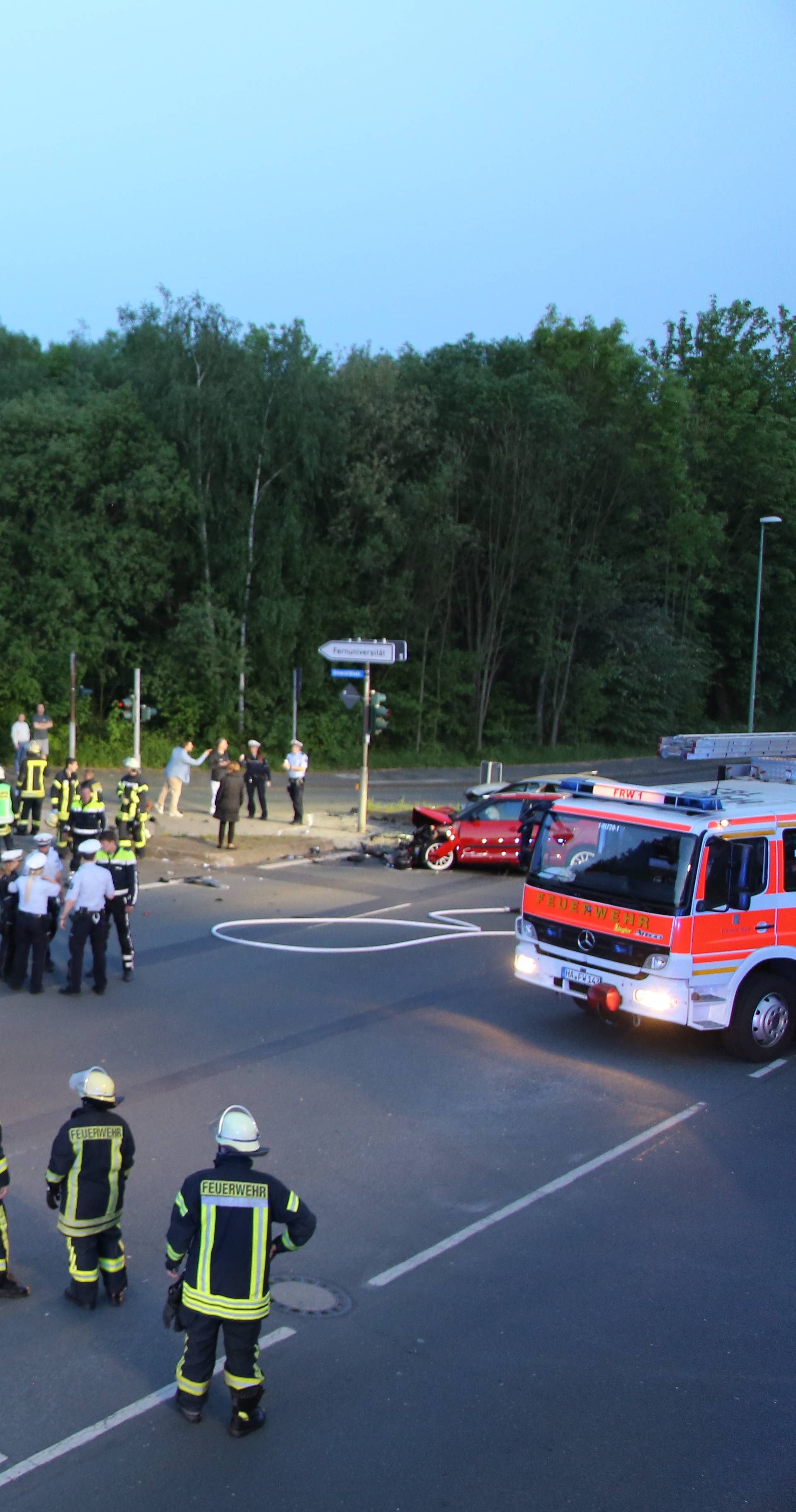 Illegal car race in Hagen