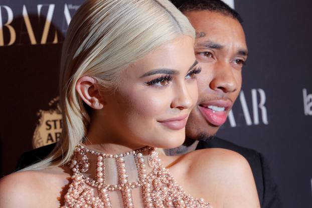 FILE PHOTO: Tyga and Kylie Jenner at The Plaza Hotel during New York Fashion Week in Manhattan