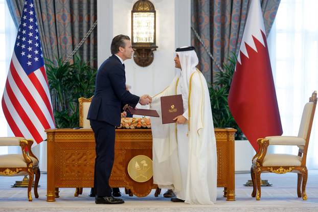 U.S. President Trump visits Qatar