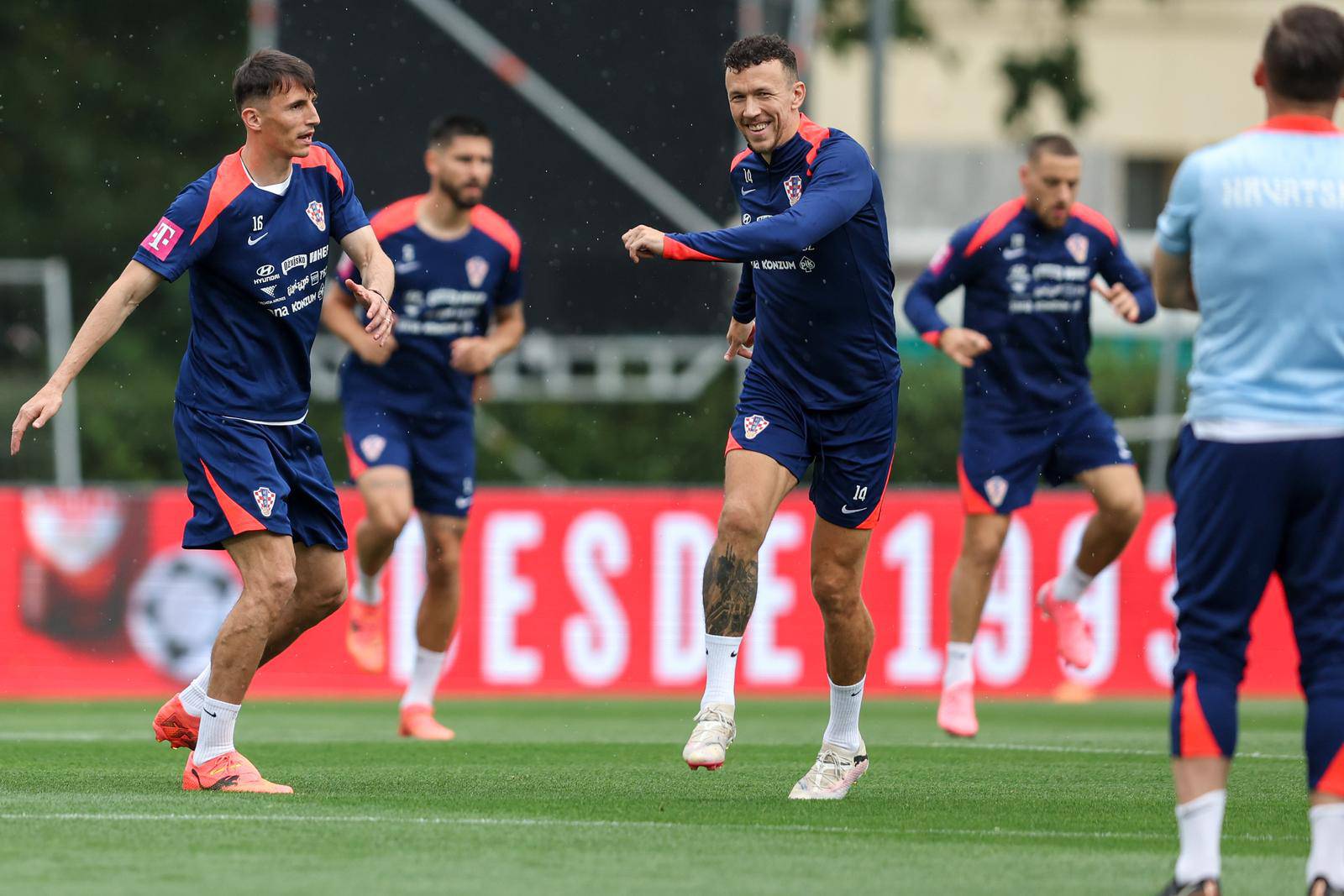 Lisabon: Trening hrvatske nogometne reprezentacije uoči sutrašnje prijateljske utakmice protiv Portugala