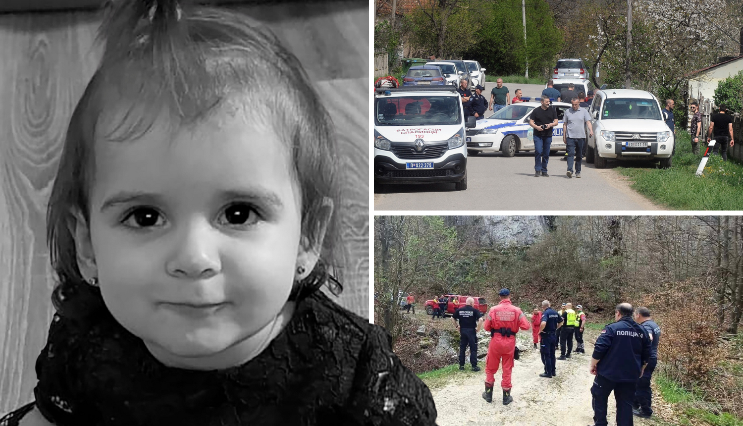 Policija ne vjeruje iskazima ubojica, tijelo Danke (2) traže na groblju, u šumi, kanjonu...