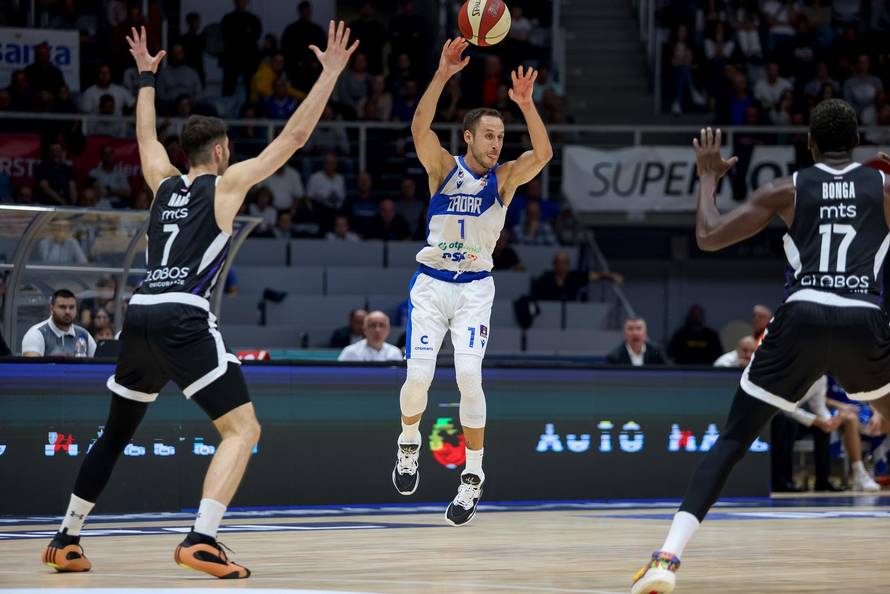 Zadar:  Susret 5. kola ABA lige između Zadra i Partizana