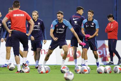 Zagreb: Trening hrvatske nogometne reprezentacije