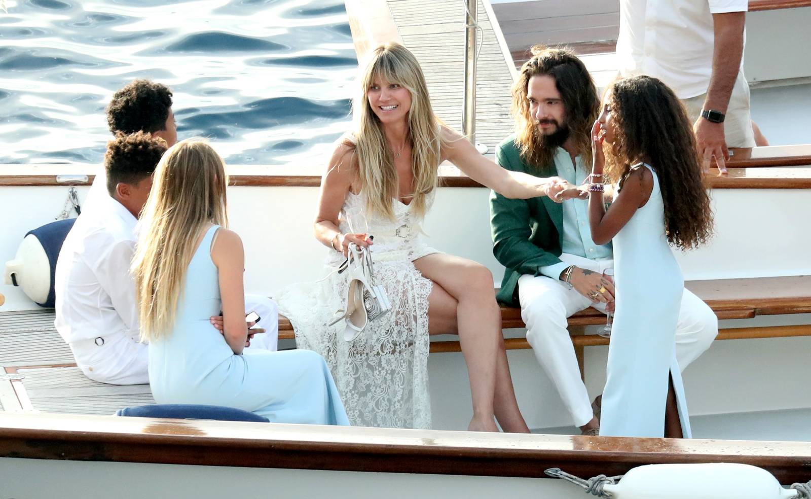 Capri: Heidi Klum i Tom Kaulitz dolaze na zabavu prije sutraÅ¡njeg vjenÄanja