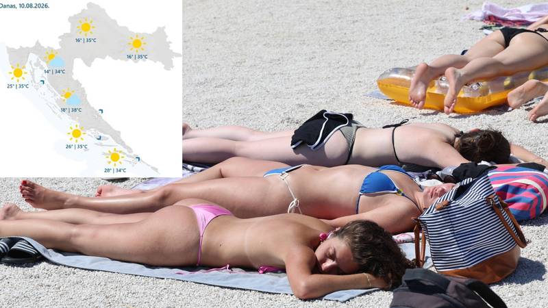 Pakao na zemlji. Temperature idu do 38 stupnjeva. Evo kada bi se Hrvatska mogla rashladiti