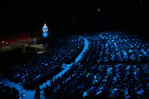 Beograd: Svečano otvorenje Plave dvorane Sava Centra