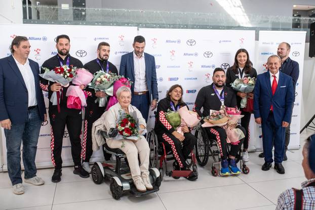 Zagreb: Svečani doček hrvatskih reprezentativaca sa Svjetskog prvenstva u paraatletici