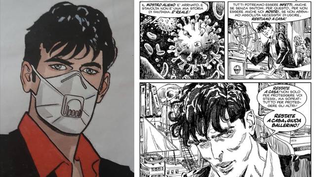 Dylan Dog nosi masku: Koronu je imao i autor kultnog stripa!
