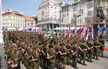 Dan državnosti: Hrvatski vojnici u 11 sati u Zagrebu