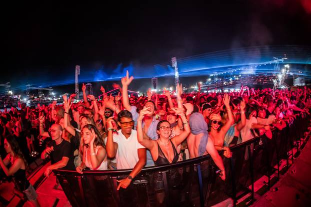 10.07.2026. Split -  Prva večer Ultra Europe Festivala DJ Afrojack. 