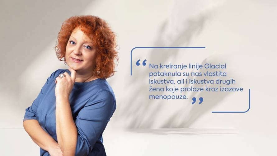 Glacial linija trenutno hladi i hidratizira kožu u menopauzi!