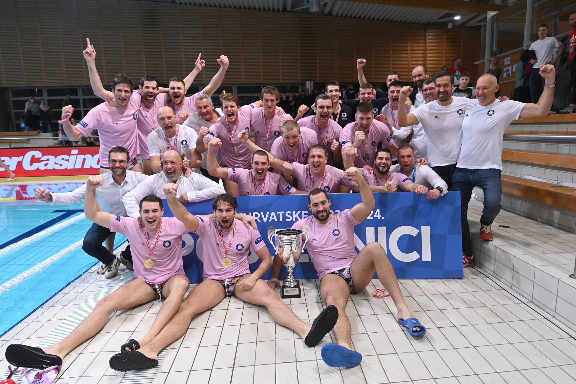 Zadar: Vaterpolo finalni Kup Hrvatske za seniore, Jadran - Jug A0