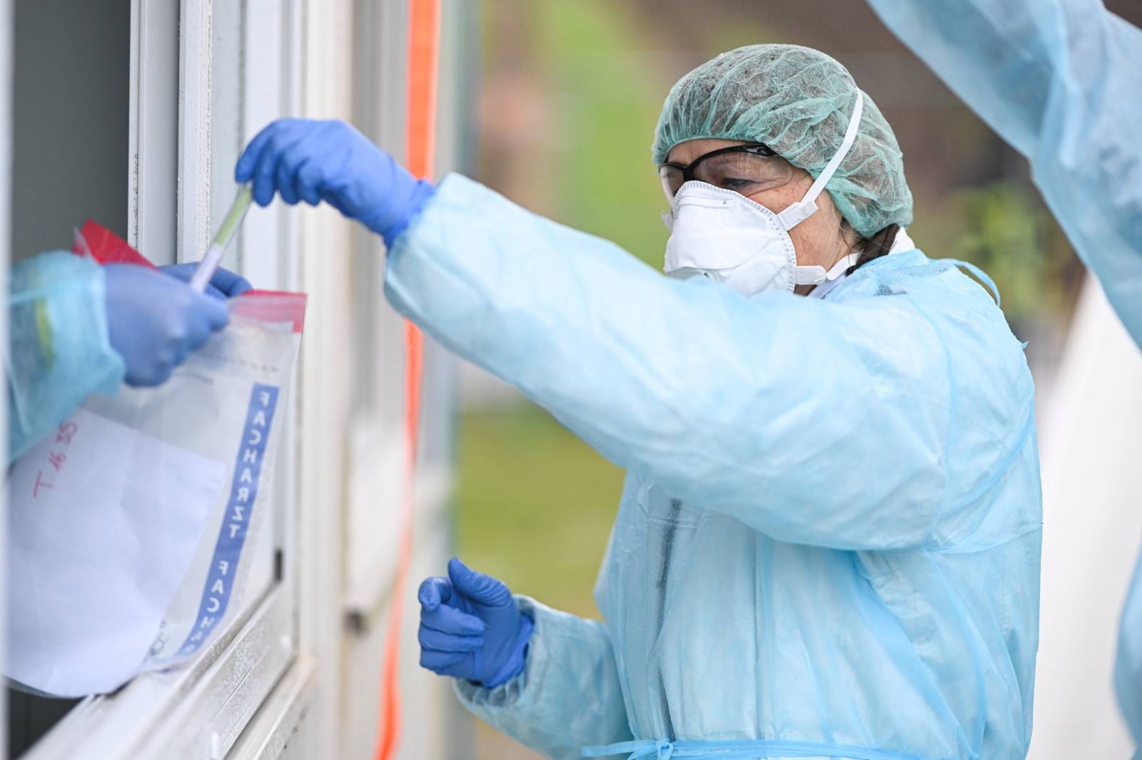 Coronavirus - test centre in Baden-Württemberg