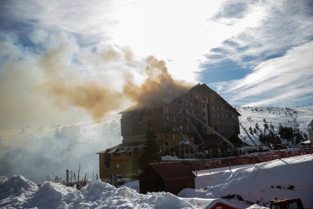 At least 10 killed in ski resort hotel fire in northern Turkiye