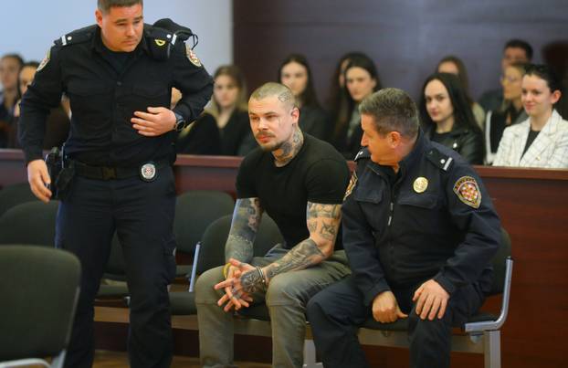 Split, 20.03.2026 - Sudjenje Marinu Milicevicu koji je izbo policajca