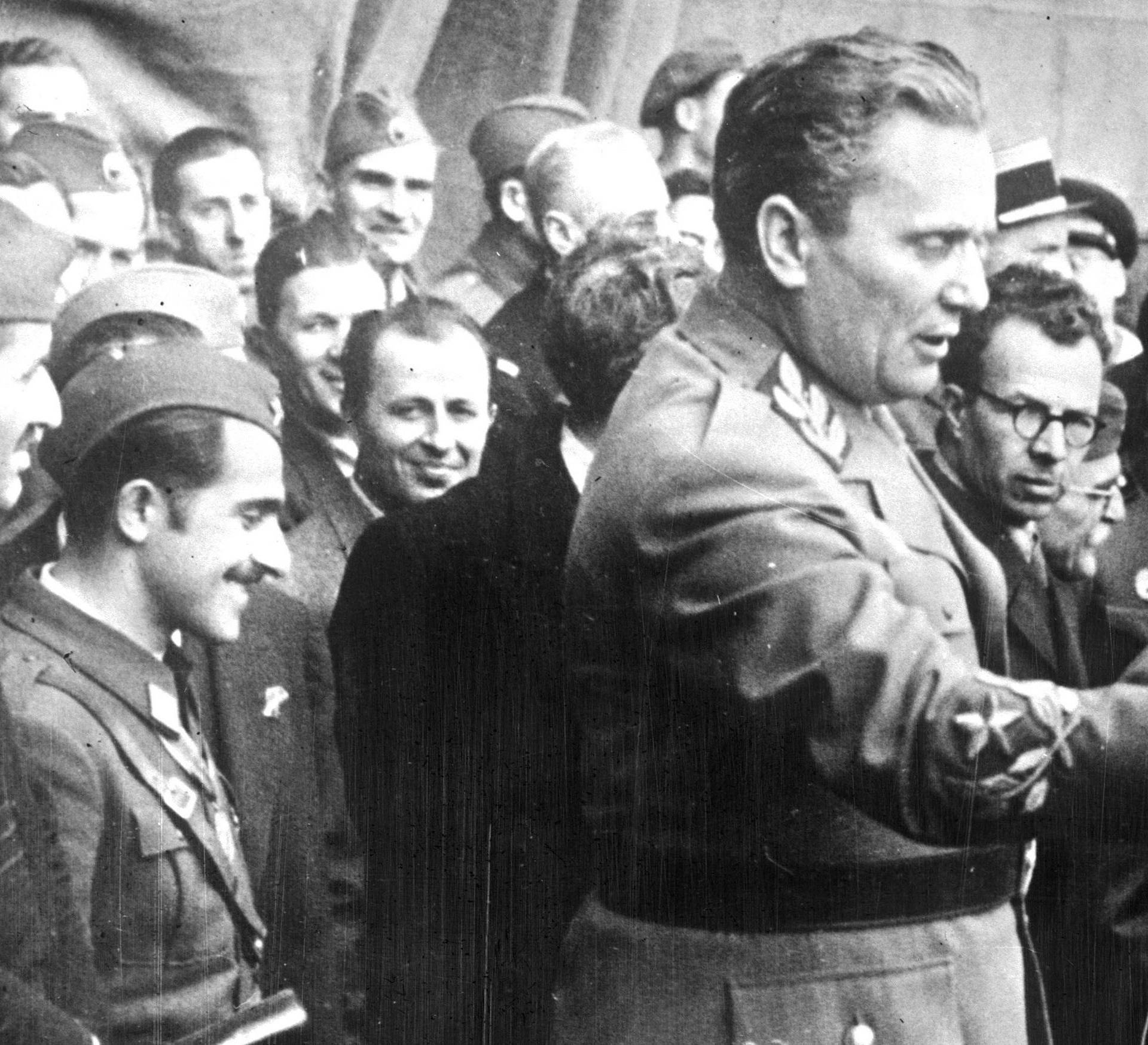 Tito am 1. Mai 1945 in Belgrad / Foto