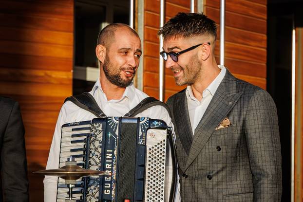 Split: Marko i Iris Livaja na vjenčanju Ivone i Anthonyja Kalika