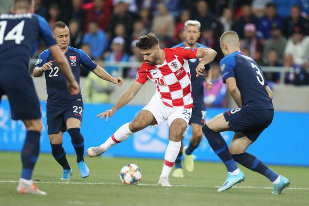 Trnava: Hrvatska u kvalifikacijskog utakmici za EP pobijedila Slovačku velikim rezultatom 4:0