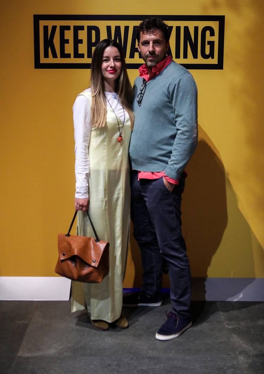 Zagreb: Nives Celzijus, Filip Juričić i Nika Dogan na predstavi "Tesla - prilagođavanje anđela"