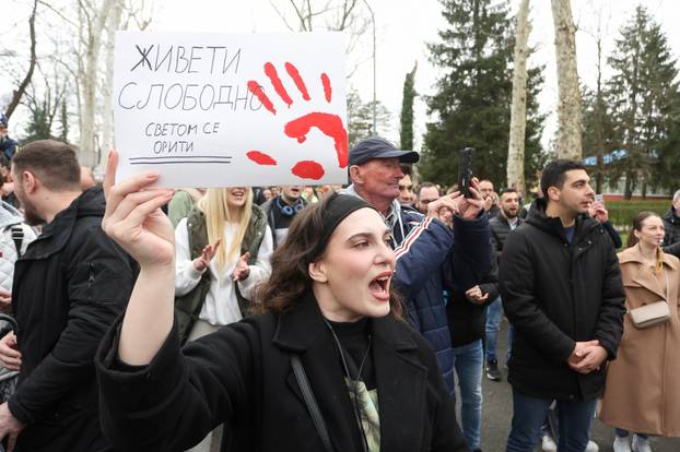 Studenti iz Banja Luke dali podršku kolegama iz Srbije