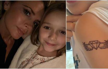 Kakva majka, takva kći: Harper Beckham ima prvu tetovažu...