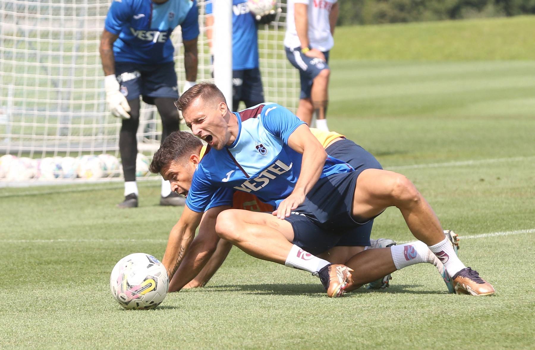 Trabzonspor training session in Slovenia