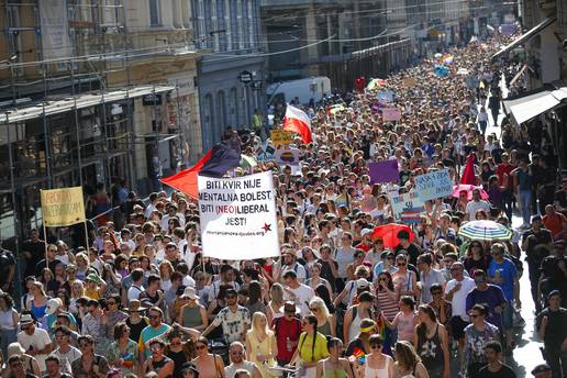 Povorka je stigla do Ribnjaka, podršku im dali i političari