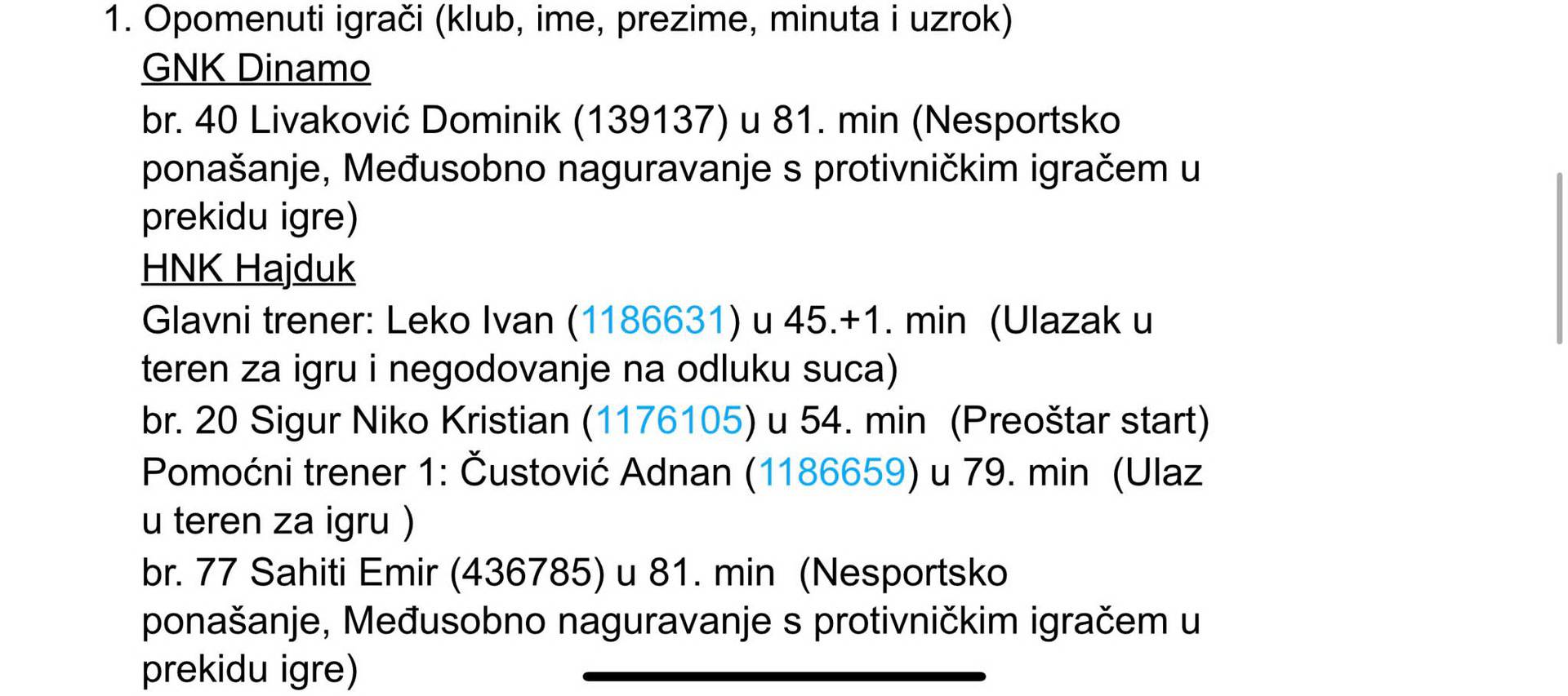 Leko napao suca i u svlačionici, sprječavali ga redari! 'Smeće jedno, mišu mali, go*no ćelavo'