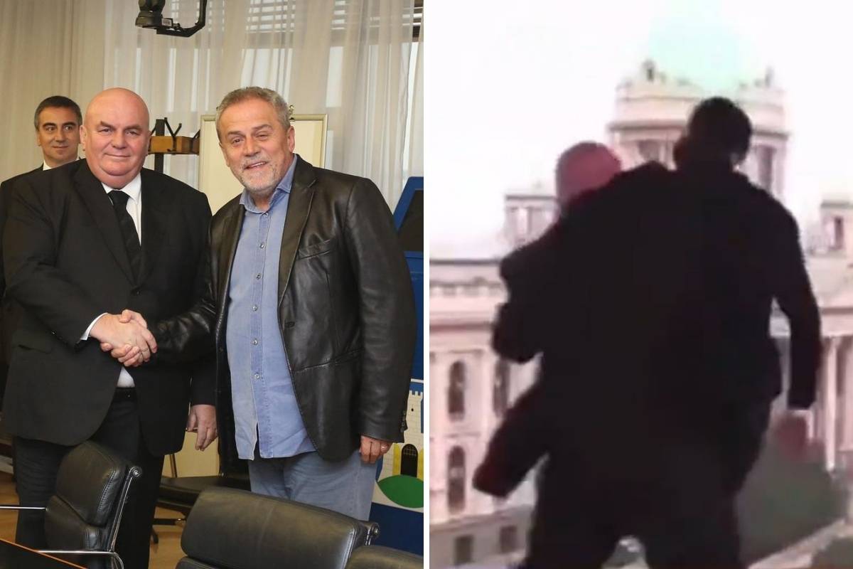 Mikijev frend Palma je voditelja bacio na pod: 'Dobro, živ sam'