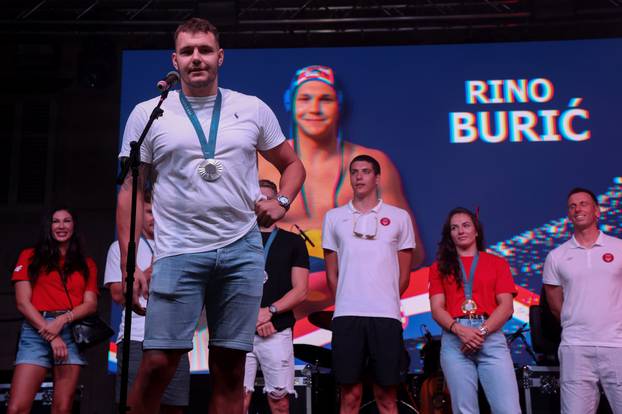 Split: Velika proslava u čast olimpijaca održana na Rivi