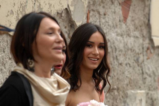 ARHIVA - Zagreb: Lana Banely udala se za Andyja Baru u Starogradskoj vije?nici