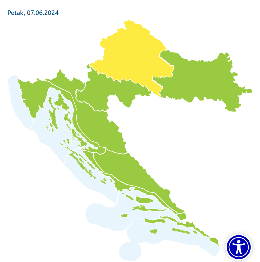 Stiglo nevrijeme sa sjevera, u Sloveniji padala ogromna tuča