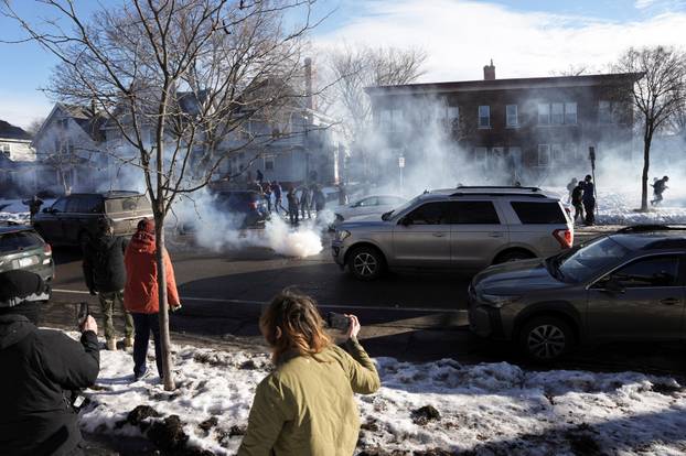 Aftermath of the fatal shooting of Renee Nicole Good, in Minneapolis