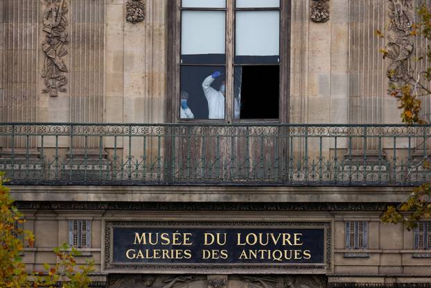 Jewellery stolen from Louvre museum, according to French Interior Ministry, in Paris