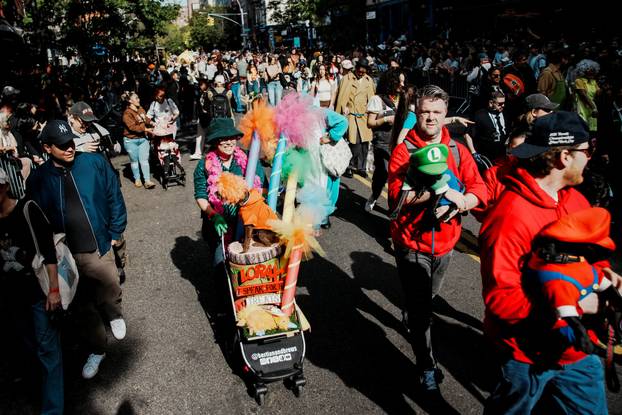 Tompkins Square Halloween Dog Parade in New York