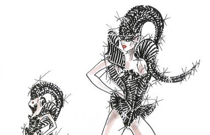 Giorgio Armani otkrio skice za najnoviju turneju Lady Gage