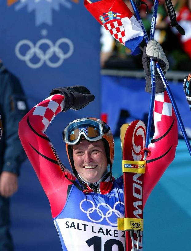 Olympische Winterspiele 2002  Skialpin; Riesenslalom Damen