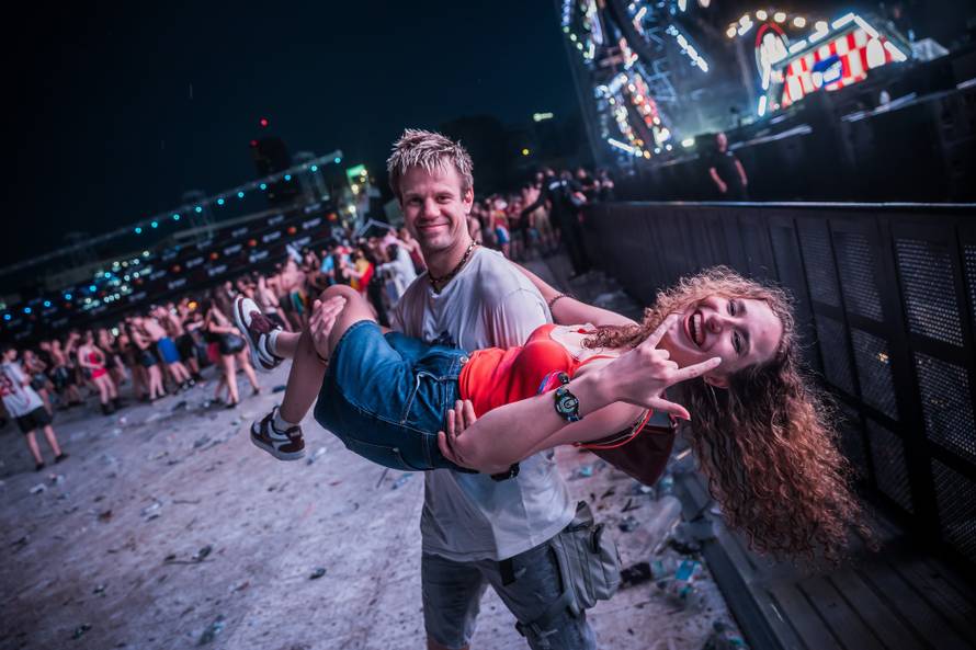 Split: Kiša na završetku Ultra festivala