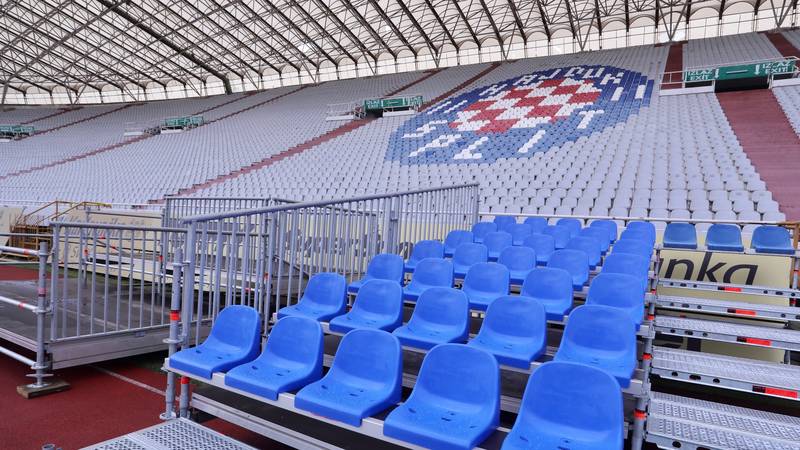 Buktinja na Poljudu: Gorjela jedna prostorija stadiona
