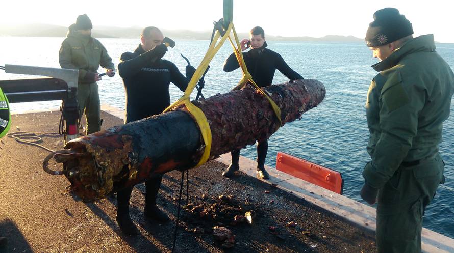 Kod Ugljana izvukli torpedo iz vremena Prvog svjetskog rata