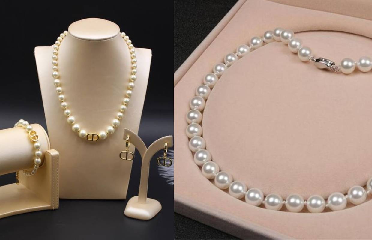 Kratka biserna ogrlica: Chic detalj svakoj kombinaciji daje poseban, romantičan dojam