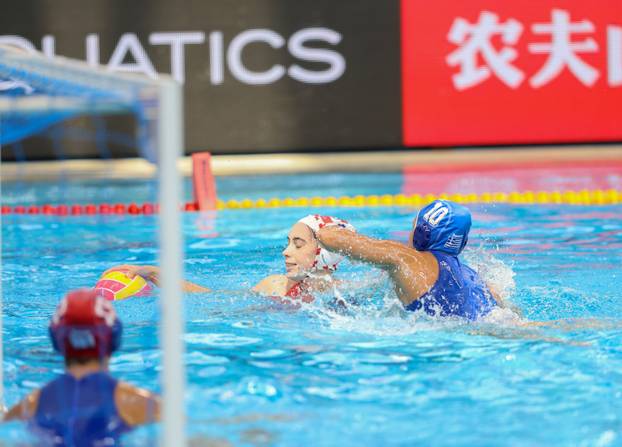 Svjetsko prvenstvo u vodenim sportovima - Singapur 2025. Vaterpolo,, žene, Hrvatska - Grčka