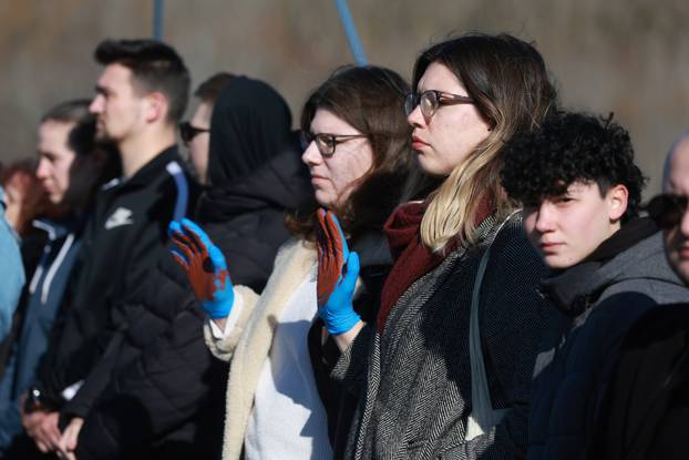 Osijek: Studenti dali podršku kolegama iz Srbije 