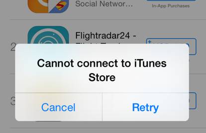 Appleu pali servisi: S trgovine se  ne mogu skidati aplikacije