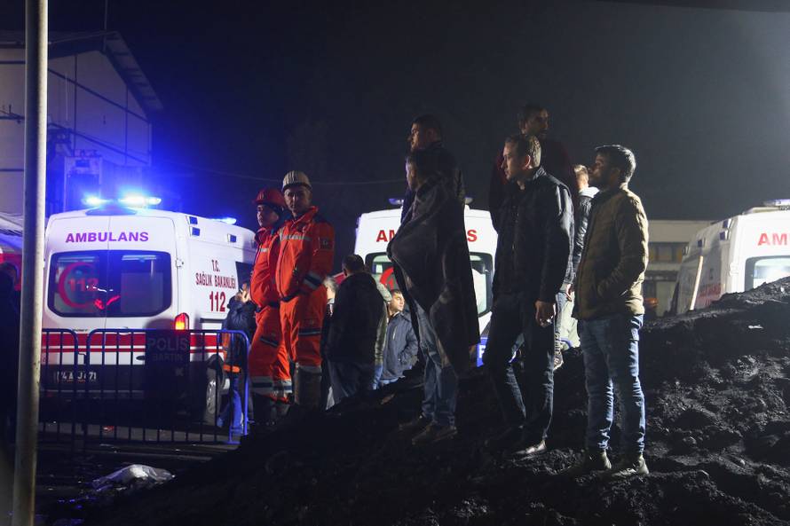 Explosion at a coal mine in northern Turkey